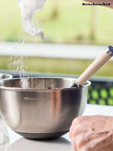 Kitchen Aid Set of 2 Mixing Bowls Stainless Steel Nesting Bowls (V20964) | 71 €