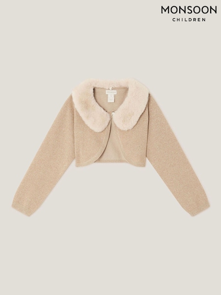 Monsoon Detachable Collar Fuzzy Cardigan (V20987) | € 37 - € 42