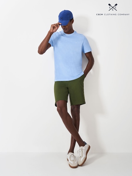 Crew Clothing Green Cotton Bermuda Chino Shorts (V20993) | 272 QAR