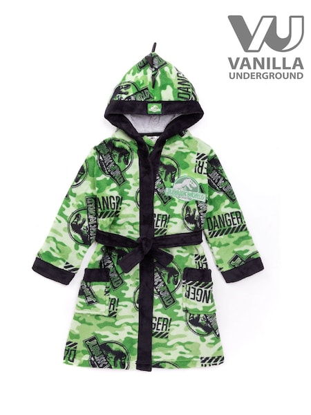 Vanilla Underground Green Jurassic World Bathrobe (V22298) | AED182