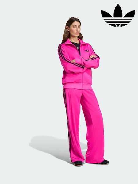 adidas Originals Pink Adicolor Classic Firebird Loose Track Tracksuit Bottoms (V22299) | AED349