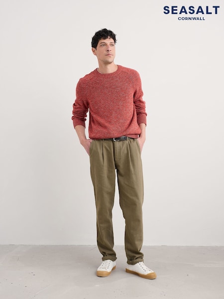 Seasalt Cornwall Green Helmsman Trousers (V22634) | €120