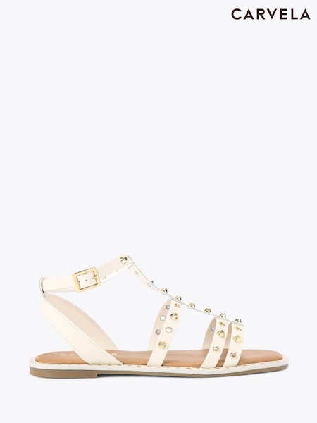 Carvela Cream Alia Sandals (V22738) | R$ 1.275