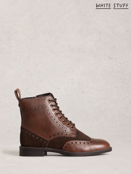 White Stuff Thistle Brogue Boots (V22968) | R$ 980