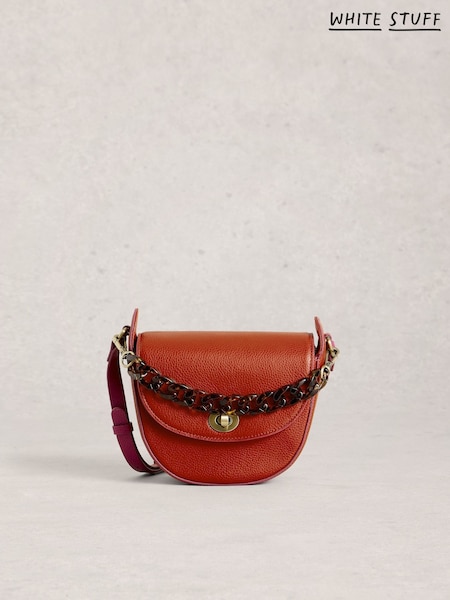 White Stuff Orange Sasha Saddle Bag (V22976) | R$ 640
