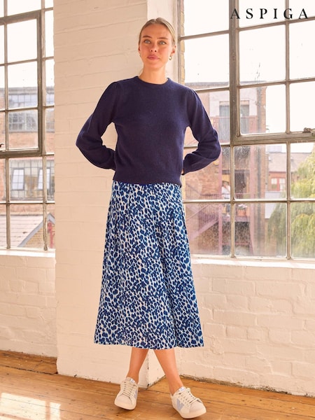 Aspiga Mira Viscose Crepe Printed Skirt (V23641) | 187 €