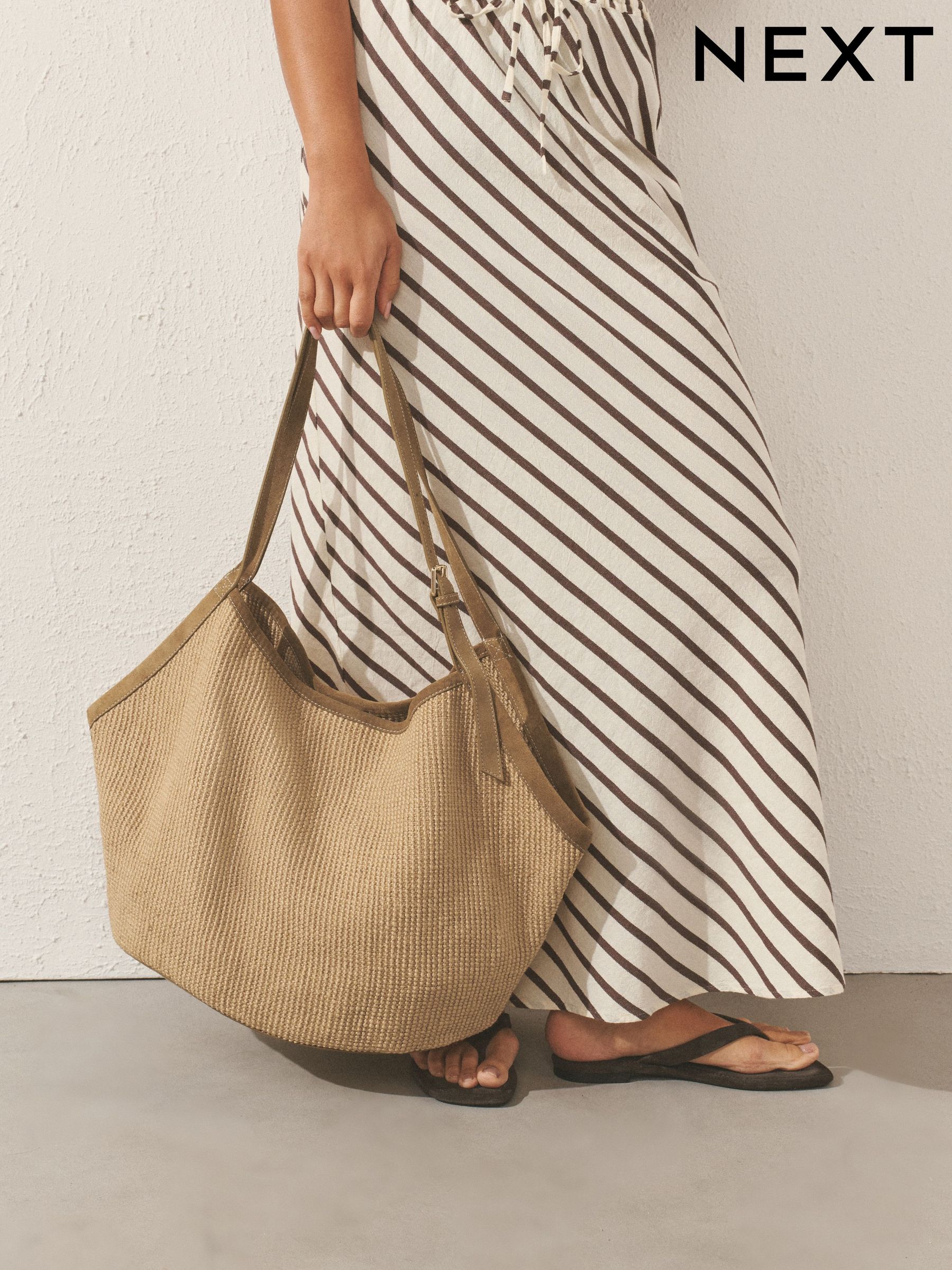 Big size／side gather bag／beige Bags for Women | Handbags | Next Romania