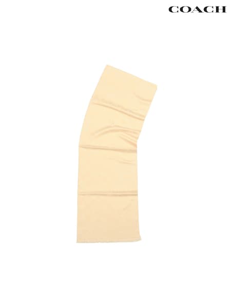 COACH Brown Signature C Border Stole Scarf (V23975) | 961 QAR