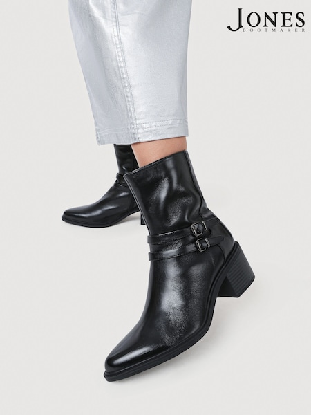 Jones Bootmaker Kaira Smart Leather Ankle Boots (V24046) | R$ 1.430