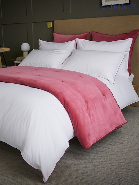 Christy Fuchsia Classic Cotton Percale Duvet Set (V24077) | €88 - €129