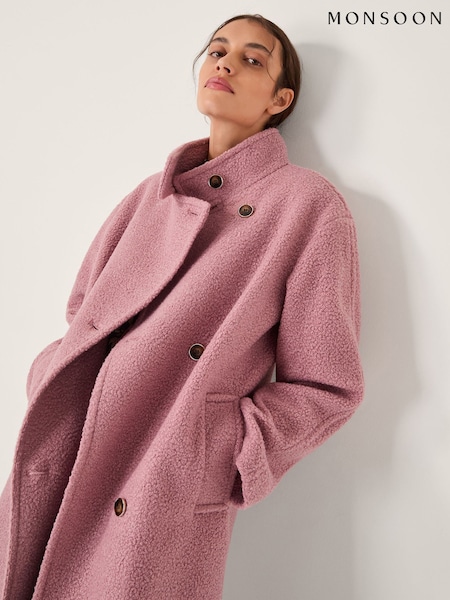 Monsoon Freya Bouclé Coat (V24366) | ‏1,066 د.إ.‏