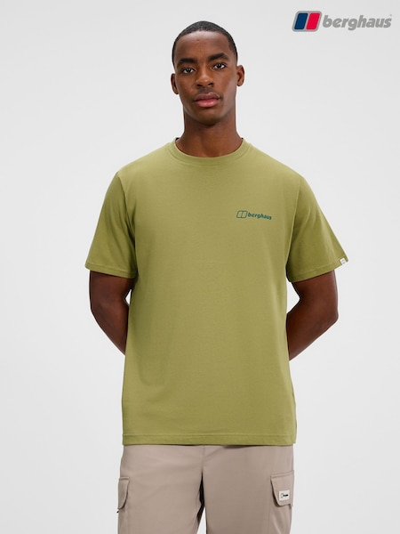 Berghaus Green Mens Coordinates T-Shirt (V24580) | 134 QAR