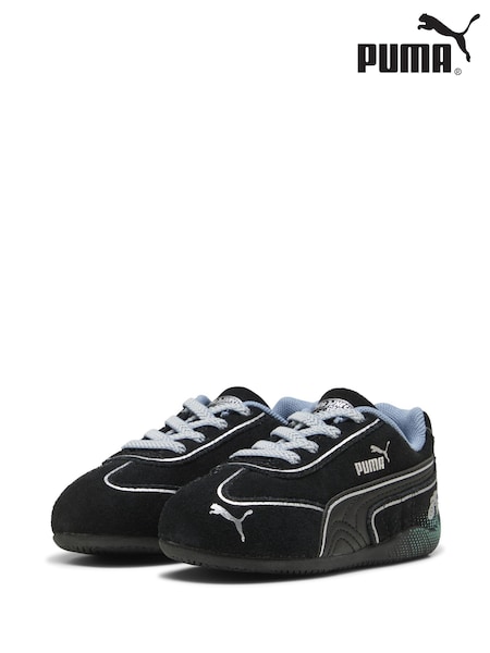 Puma Black Hot Wheels Monster Trucks Speedcat Sneakers (V24587) | AED320