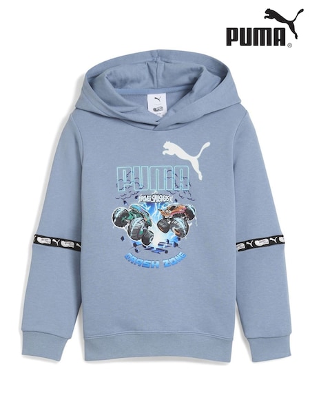 Puma Blue Hot Wheels Monster Trucks Hoodie (V24592) | AED233