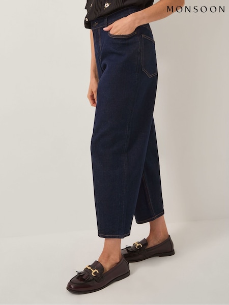 Monsoon Blue Dina Darted Barrel Jeans (V24656) | €92