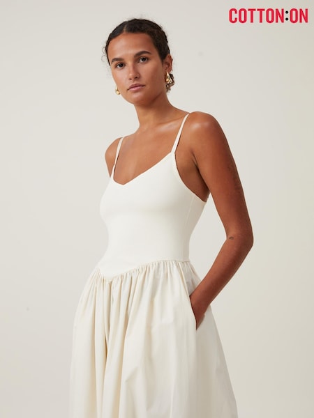 Cotton On Cream Romee Maxi Dress (V24745) | €51
