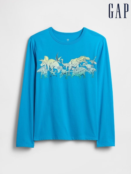 Gap Blue Graphic T-Shirt (4-13yrs) (4-13yrs) (V24829) | €15