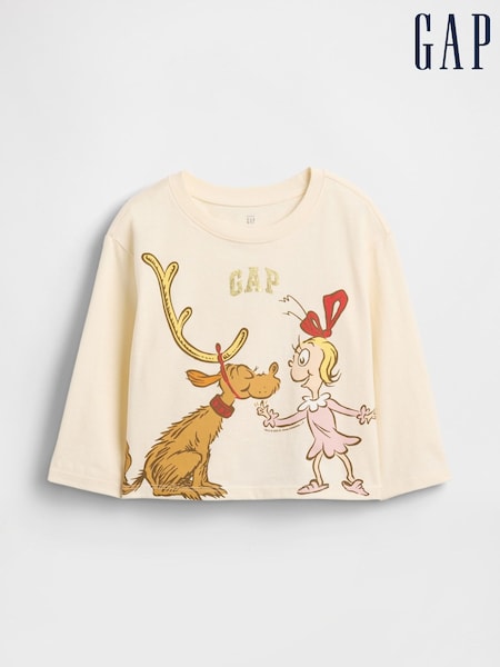 Gap Dr. Seuss The Grinch Graphic Christmas T-Shirt (6mths-5yrs) (V24988) | 31 €