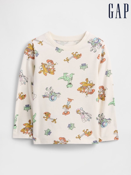 Gap White Toy Story Disney Print T-Shirt (6mths-5yrs) (V25005) | €11.50