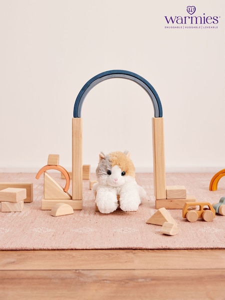 Warmies White and Orange Large Cat Fully Heatable Plush Toy (V25071) | €32