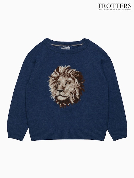 Trotters London Blue Augustus Jumper (V25286) | 307 QAR - 322 QAR