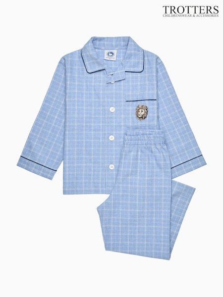 Trotters London Blue Augustus Lion Pyjamas (V25288) | AED349 - AED373