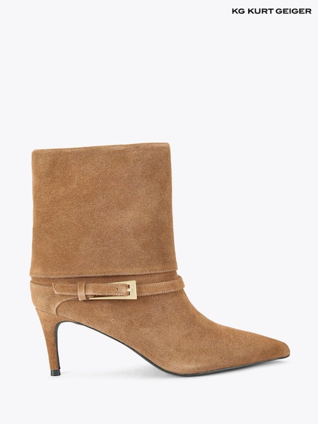 KG Kurt Geiger Brown Camel Trinity Boots (V25345) | R$ 1.765