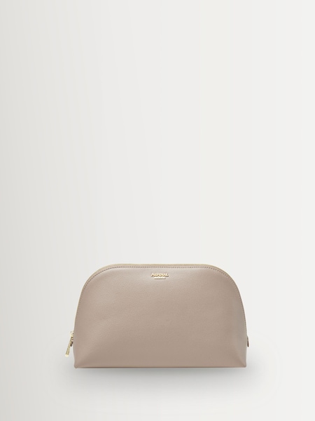 Aspinal of London Brown Classic Toiletry Case Soft Saffiano (V25416) | AED728