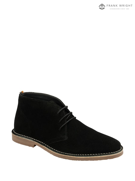 Schwarz - Frank Wright Suede Desert Boots (V25537) | 94 €