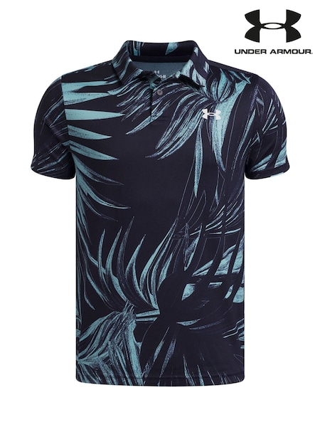 Bleumarin - Under Armour Ua Matchplay Printed Polo Shirt