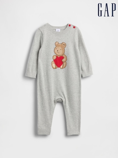 Gap Brannan Bear Heart Knitted One Piece (0-24mths) (V25635) | 40 €