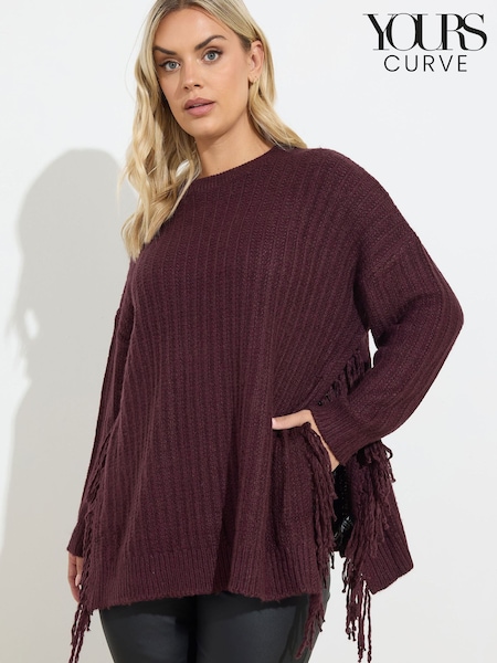 Yours Curve Slip Side Fringed Tunic (V25706) | ‏166 ر.ق.