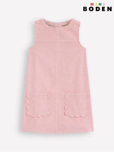 Boden Pink Saffy Cord Pinafore Dress (V26221) | 144 QAR - 173 QAR