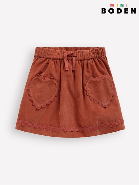 Boden Red Ric Rac Skirt (V26237) | €37 - €43