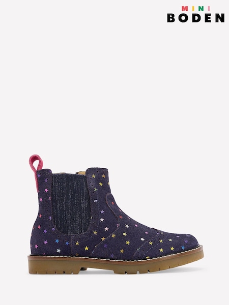 Boden Blue Leather Chelsea Boots (V26241) | AED320 - AED344