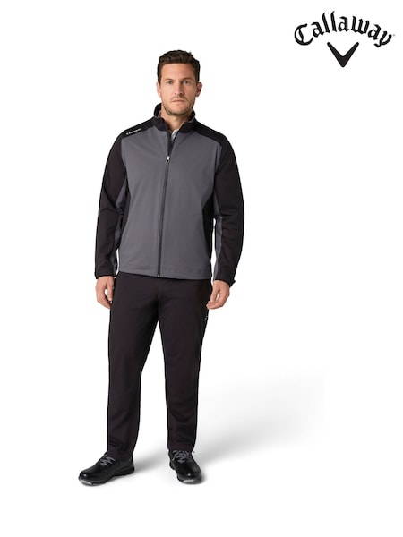 Callaway Apparel Emea Full Zip Stormlite III Waterproof Black Jacket (V26319) | €141