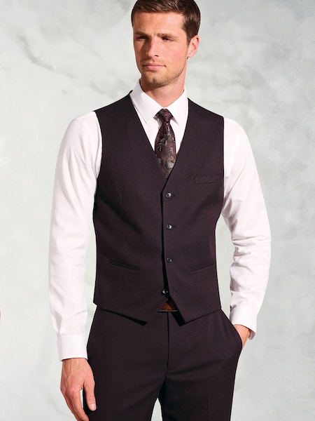 Brook Taverner Red Flannel Suit Waistcoat (V26432) | €66