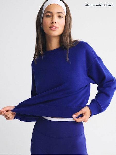 YPB Abercrombie & Fitch Blue Crew Neck Jumper (V26499) | €66