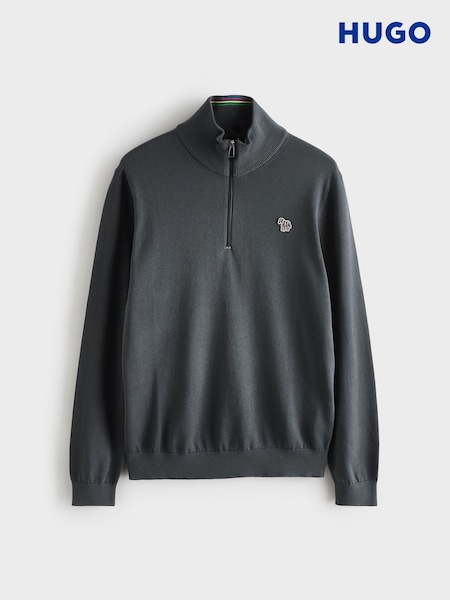 HUGO Box Logo Zip Through Sweatshirt (V26574) | 83 €