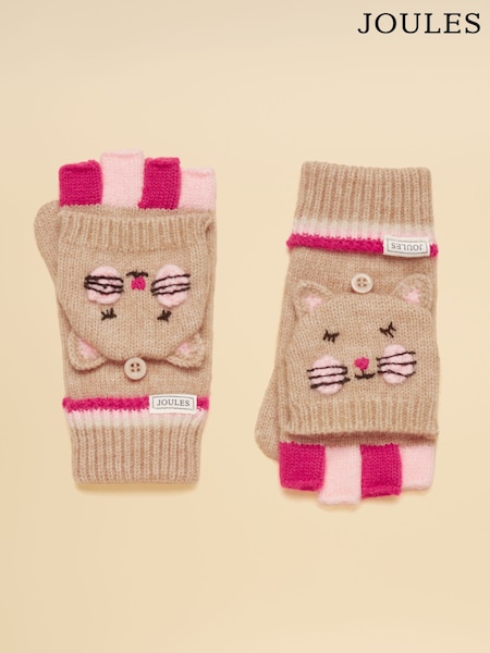 Oat Cat - Joules Fold-over Character Gloves