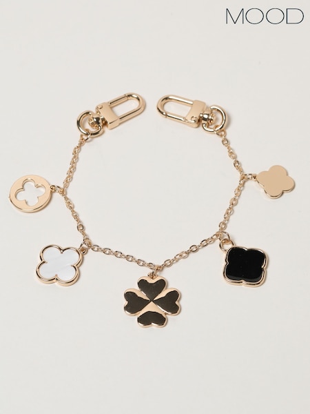 Mood Gold Plated Clover Double Clip Bag Charm (V26707) | €21.50