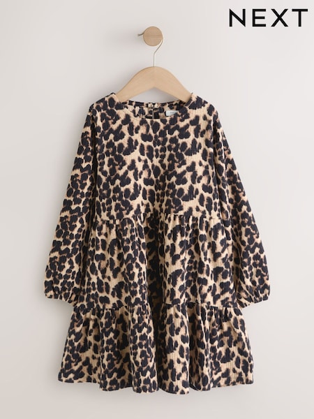 صورة حيوان - Long Sleeve Jersey Dress (3-16yrs) (V26711) | ‏83 ر.ق. - ‏109 ر.ق.