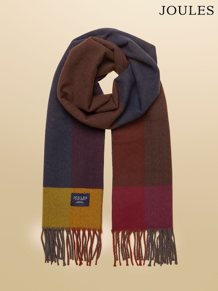 Multi Herringbone Colourblock - Regular Joules Langtree Scarf
