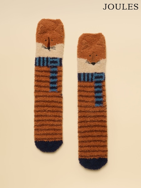 Oranssi kettu - Regular Joules Fluffy Socks