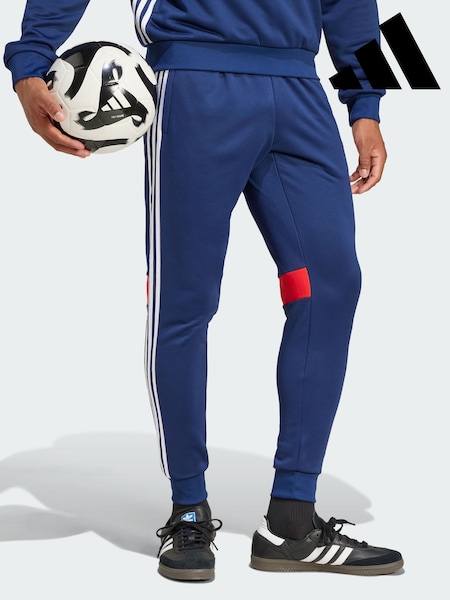 adidas Blue Tiro 25 Essentials Sweat Tracksuit Bottoms (V26978) | AED233