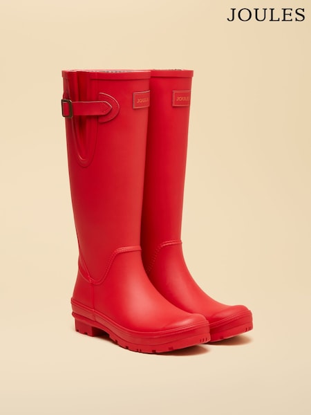 Red - Joules Houghton Adjustable Tall Wellies