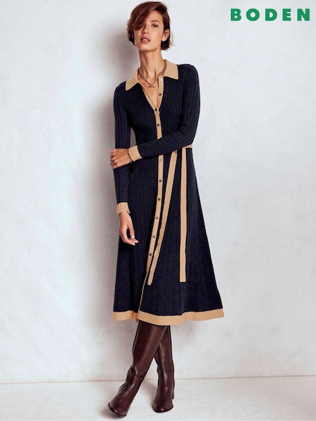 Boden Rachel Knitted Shirt Dress (V27167) | R$ 1.470