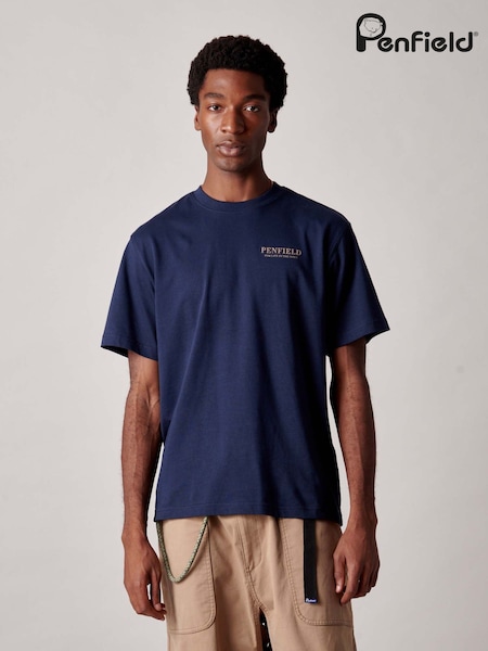 Penfield Blue Wild Bear T-Shirt (V27186) | 173 QAR