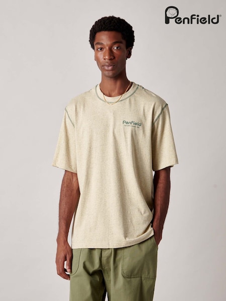 Penfield Cream Trailwear T-Shirt (V27192) | 173 QAR