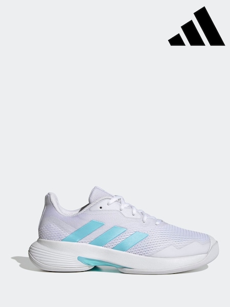 adidas White CourtJam Control Tennis Shoes (V27375) | AED466